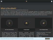 Tablet Screenshot of deutsche-emark.org
